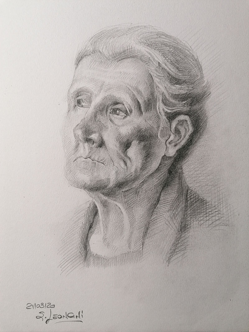 Ritratto di signora sivia leoncini